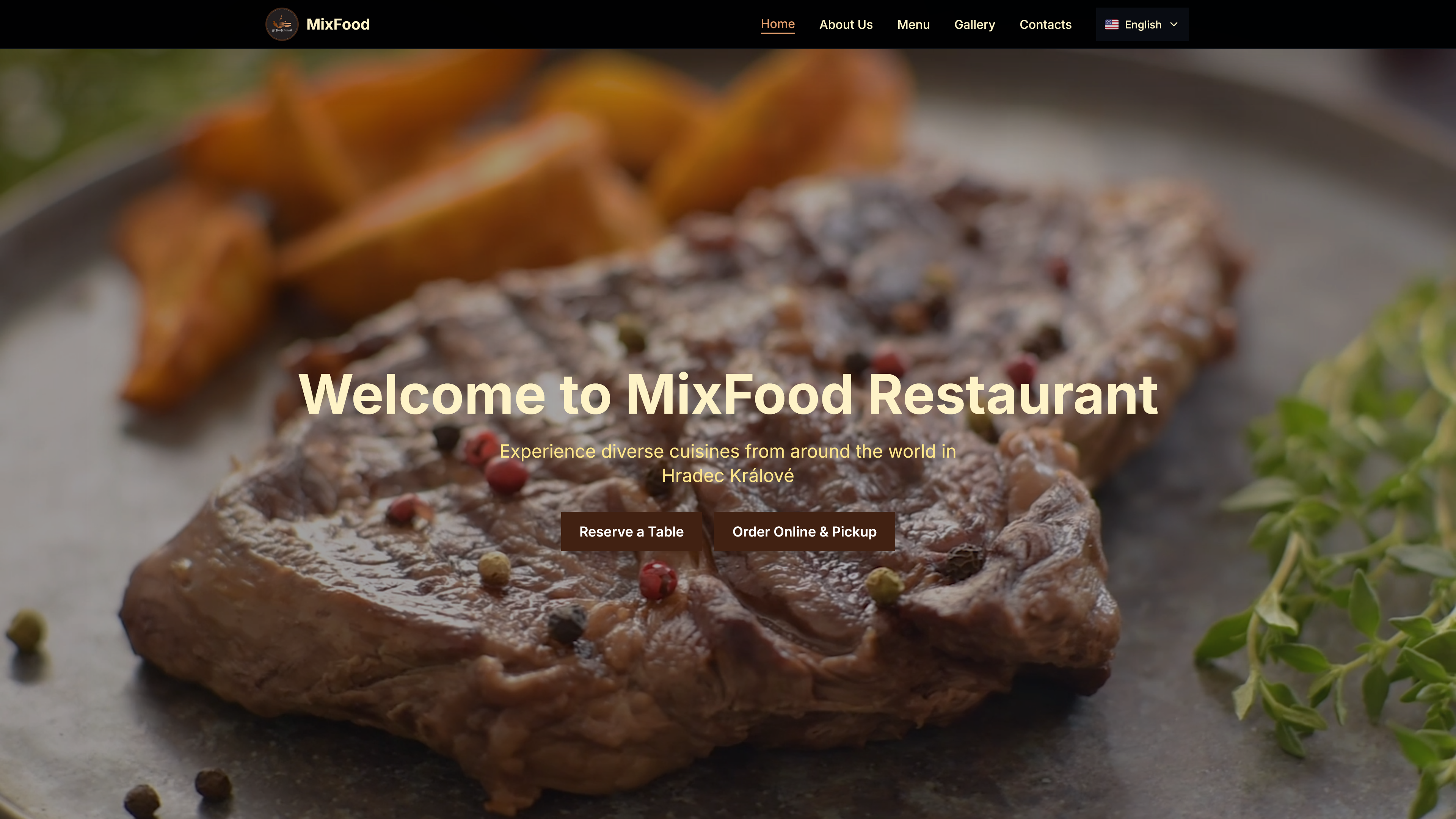 MixFood — Restaurant Website